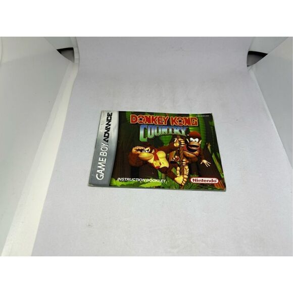 Donkey Kong County Manual Only Gameboy Advance - Picture 1 of 2
